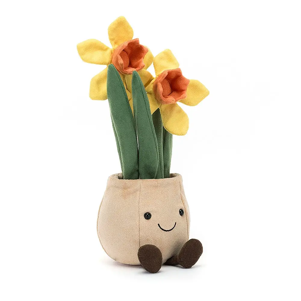 Jellycat Amuseable Daffodil Pot Spring Easter 2024