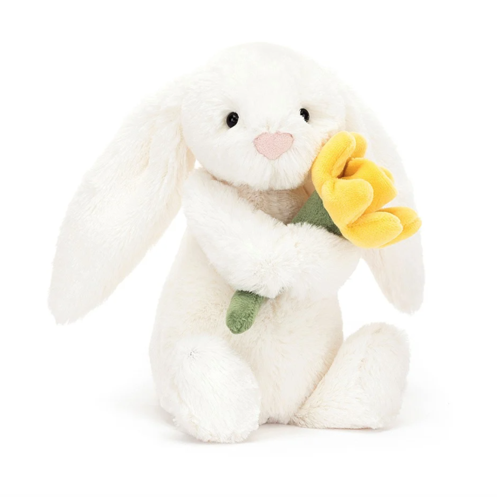 Jellycat Bashful Bunny With Daffodil Spring Easter 2024