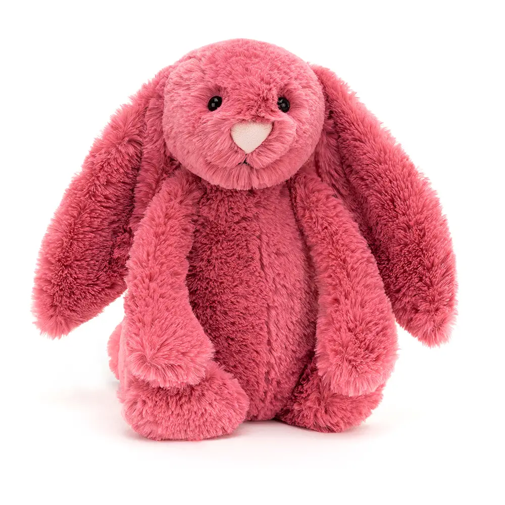 Bashful Cerise Bunny - Medium : Bashful Bunnies : Jelly Collector
