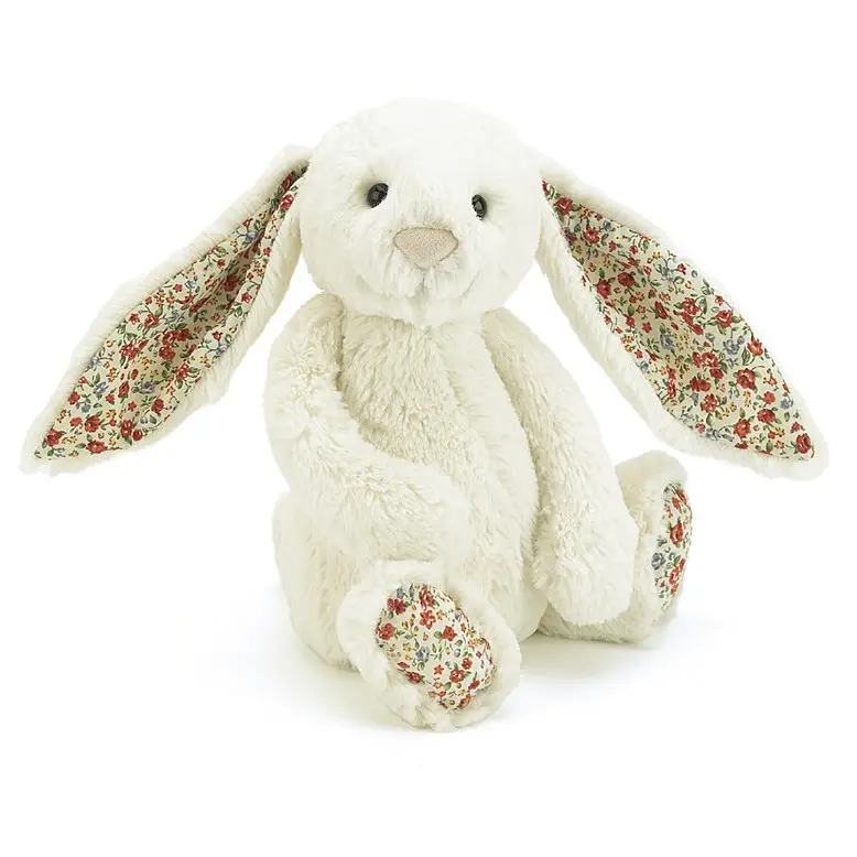 Bashful Cream Blossom Bunny - Small : Bashful Bunnies : Jelly Collector